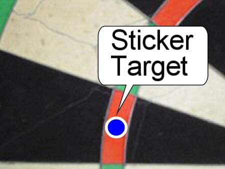 Sticker target