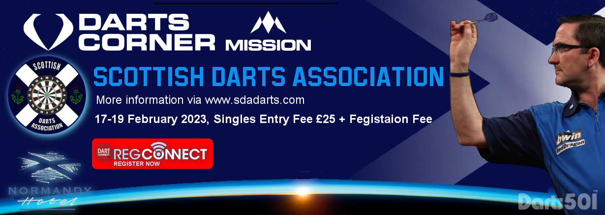 Darts Corner SDA Scottish Open 17-19 February 2023