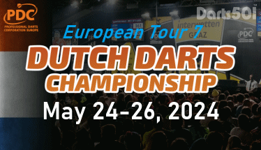 PDC European Tour 8, Dutch Darts Championships, May 24-26, 2024