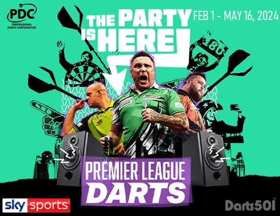 PDC Premier League Darts 2024 - Feb 1 - May 16
