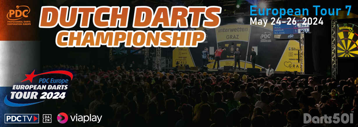 PDC European Darts Tour 7 - Dutch Darts Championships, May 24-26, 2024