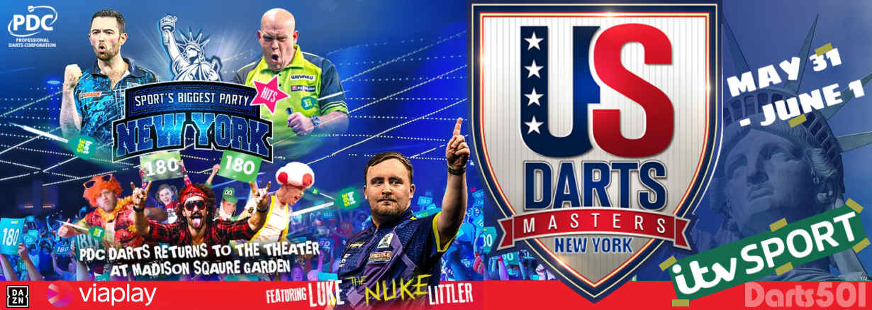 PDC US Masters, Madison Square Garden, May 31 - June 1, 2024