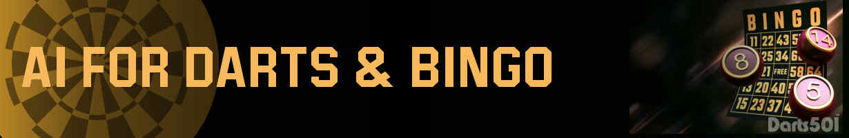 AI for darts and bingo