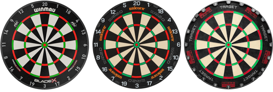 Winmau, Unicorn, Target, Blade Dartboards