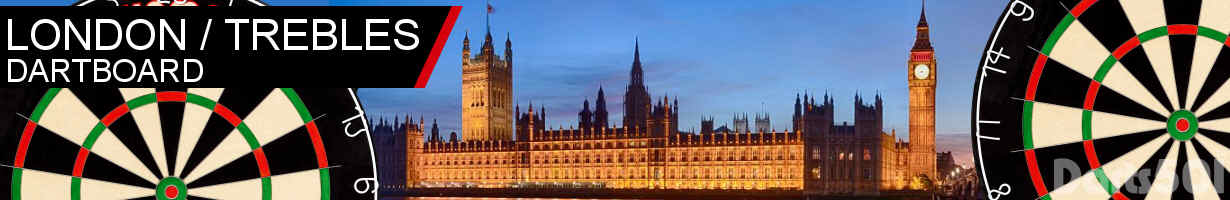 London / Trebles Dartboard Banner
