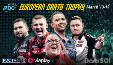 PDC European Darts Trophy March 13-15, 2026