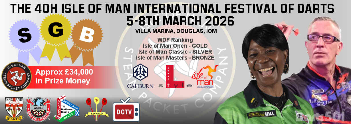 WDF IOM Darts Festival 5-8 March