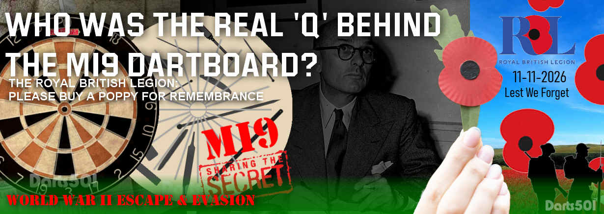 MI9 Dartboard Gillboard - The Real Q / the Blitzkrieg and Propaganda Boards